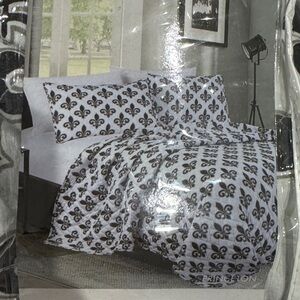 Prince Black and White Comforter Set